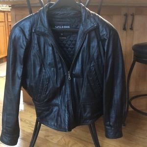 Wilson leather woman’s jacket with thinsulate.